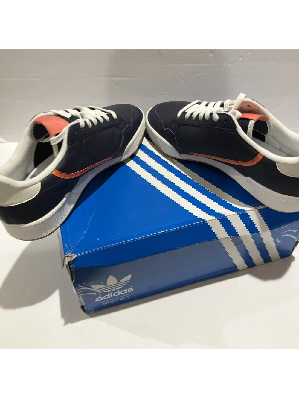 Adidas Originals Continental 80 Mens Size 9.5 NavyCasual Sneaker Shoes NEW